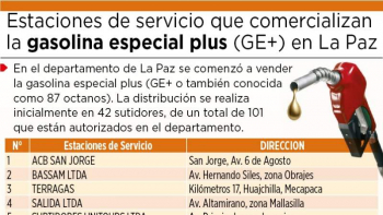 ANH: la nueva gasolina ya se vende en 42 de 101 surtidores