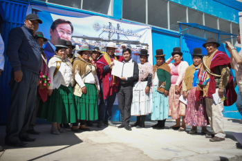 Emapa firma convenios para abrir centros de acopio de quinua en Papel Pampa, Coro Coro y Caracollo