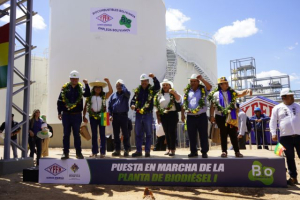 Planta de biodiésel entra en marcha y Arce anuncia incentivos para garantizar materia prima