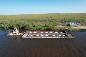 Exportan 2.675 toneladas de yeso por Puerto Busch con destino a Paraguay