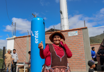 Entel pone en servicio una Estación Radio Base en Guanay para telefonía móvil e internet