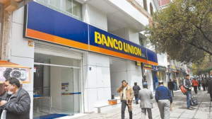 Utilidades de Banco Unión en el primer semestre de este año llegan a $us 18 millones