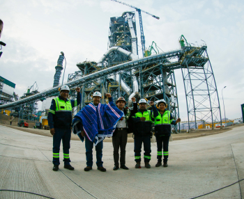 Entra en operaciones la Planta de Cemento de Potosí, generará 1,3 millones de toneladas de cemento y más de 1.000 fuentes de empleo