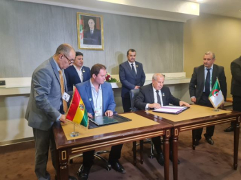 YPFB y petrolera argelina firman un memorando