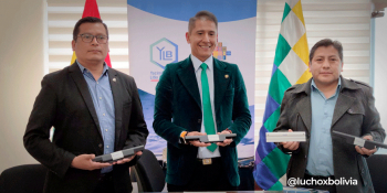 Arce saluda el convenio entre YLB y Quipus para la aplicación de baterías con litio boliviano