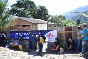 Gobierno entrega red de gas domiciliario para beneficio de 1.345 habitantes del municipio de Guanay