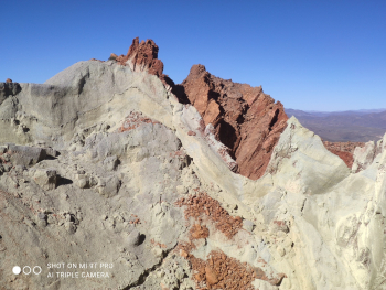 Comibol retoma trabajos de mitigación frente a hundimiento en la cúspide del Cerro Rico de Potosí