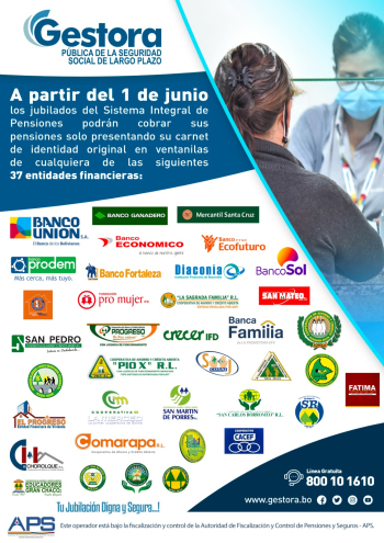Para el pago de la jubilación en ventanilla, Gestora sólo requiere la cédula de identidad original y se eliminan las fotocopias