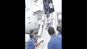 Niños vivieron una experiencia emocionante al volar por primera vez