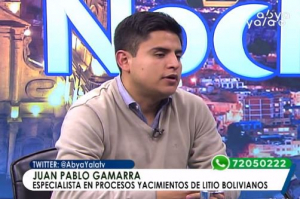 Bolivia construye industria integral de lito