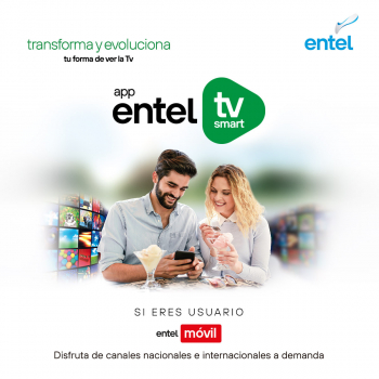 Habilitan la aplicación &quot;Entel TV Smart&quot; con acceso a 10 canales nacionales gratuitos