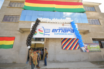 Emapa abre nuevo supermercado en Palca con productos nacionales a precio justo