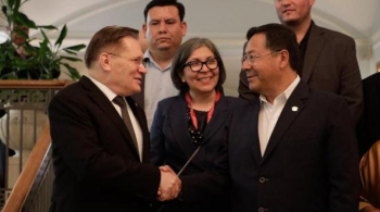 Presidente y rusa Rosatom hablaron de energía nuclear y litio