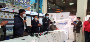 Emapa y Pro-Bolivia suscriben un convenio para la venta de lácteos a precio justo