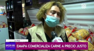 Emapa vende el kilo de carne de pollo a precio justo en sus tiendas y supermercados