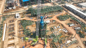 Montaje del reactor del Complejo Siderúrgico del Mutún se realiza con éxito