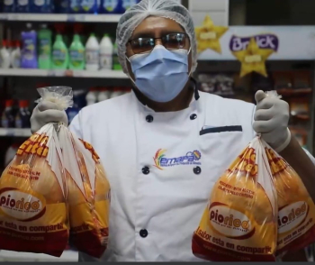 Emapa garantiza 260.000 t de maíz a avicultores y ofrece a Bs 15,50 el kilo de carne de pollo en sus supermercados