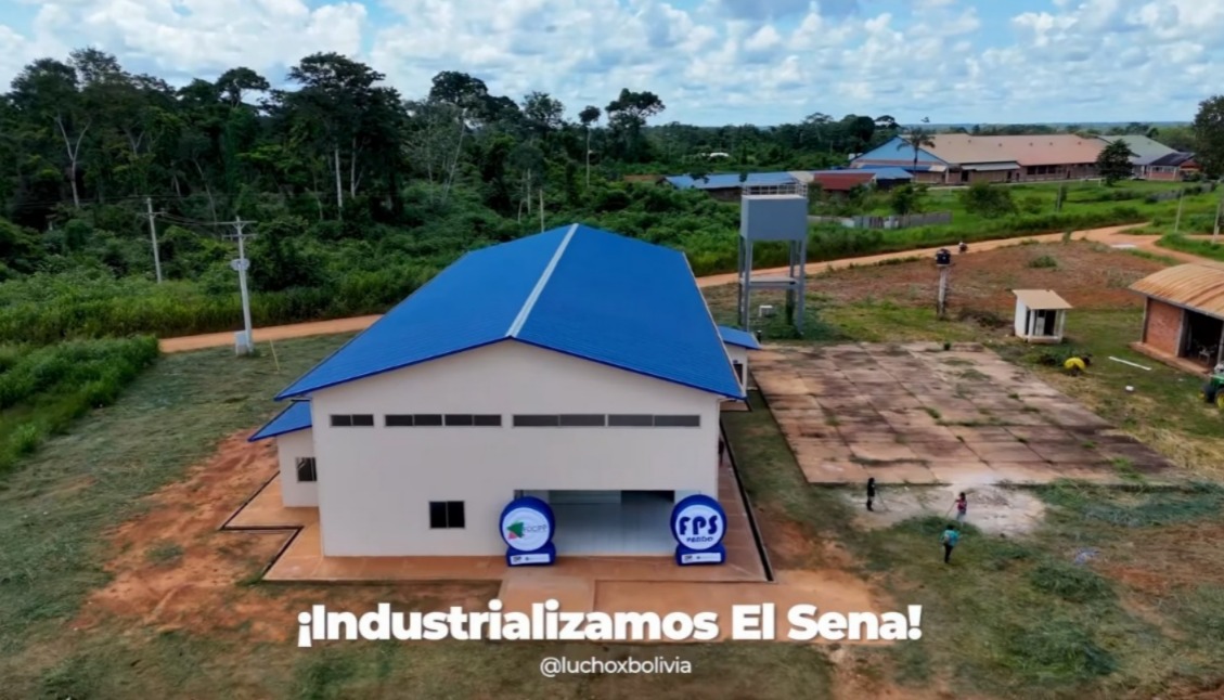 Construcción de la Procesadora de Derivados de Plátano en El Sena supera el 86% de avance