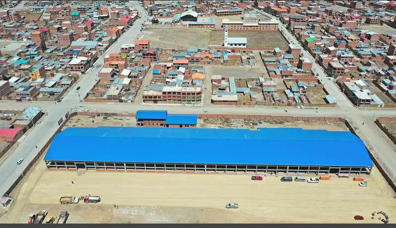 La planta de papa en la ciudad de El Alto